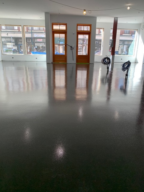 Epoxy flooring in in New London, Connecticut